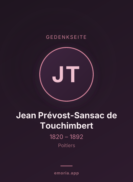 Gedenkportrait von Jean Prévost-Sansac de Touchimbert