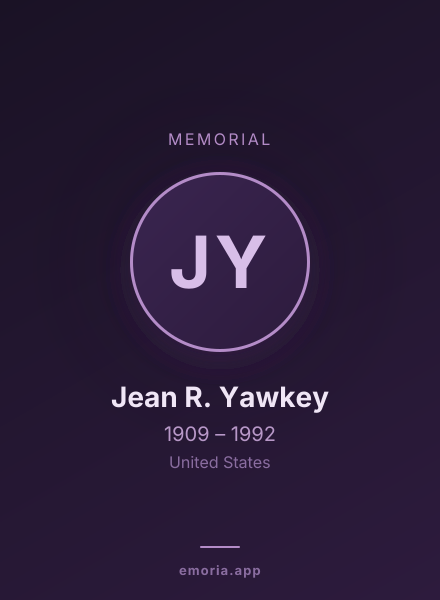 Memorial portrait of Jean R. Yawkey