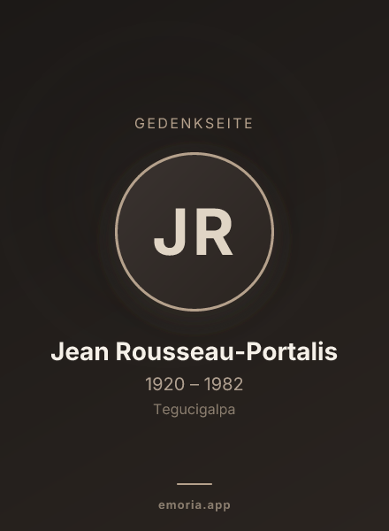 Gedenkportrait von Jean Rousseau-Portalis