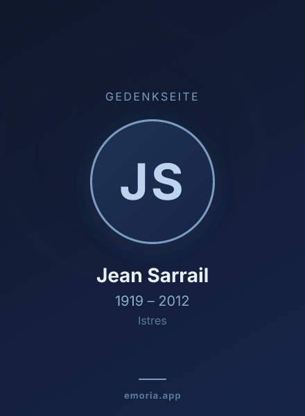 Gedenkportrait von Jean Sarrail