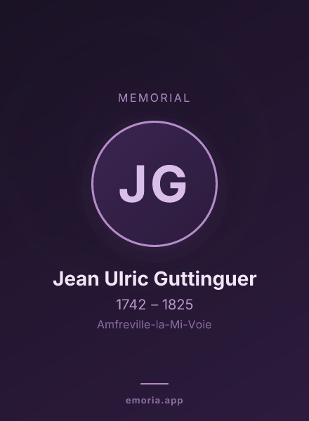 Memorial portrait of Jean Ulric Guttinguer