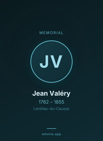 Memorial portrait of Jean Valéry