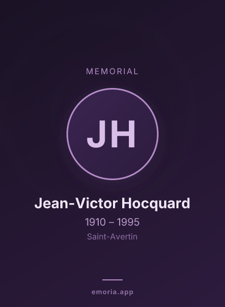 Memorial portrait of Jean-Victor Hocquard