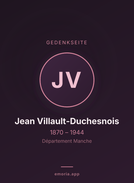 Gedenkportrait von Jean Villault-Duchesnois