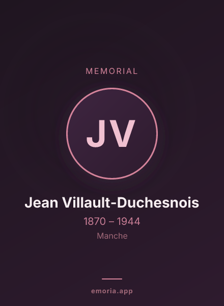 Memorial portrait of Jean Villault-Duchesnois