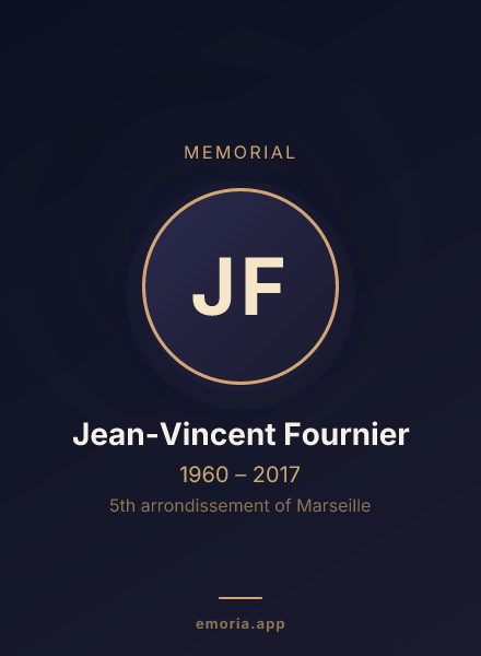 Memorial portrait of Jean-Vincent Fournier