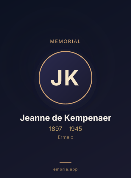 Memorial portrait of Jeanne de Kempenaer
