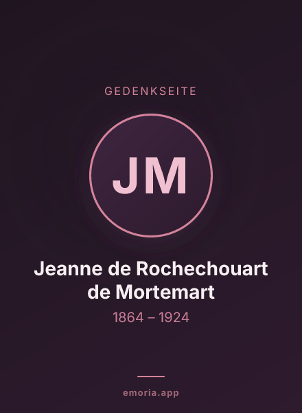 Gedenkportrait von Jeanne de Rochechouart de Mortemart