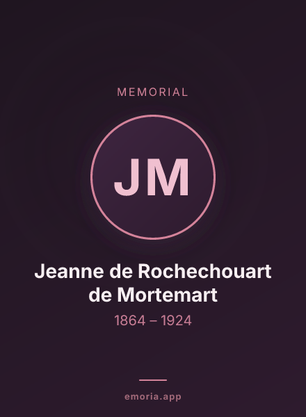 Memorial portrait of Jeanne de Rochechouart de Mortemart
