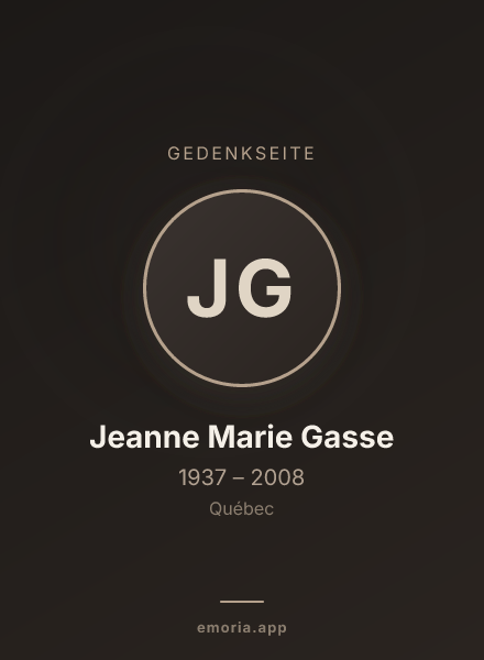 Gedenkportrait von Jeanne Marie Gasse