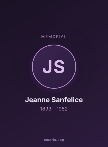 Memorial portrait of Jeanne Sanfelice