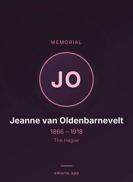 Memorial portrait of Jeanne van Oldenbarnevelt