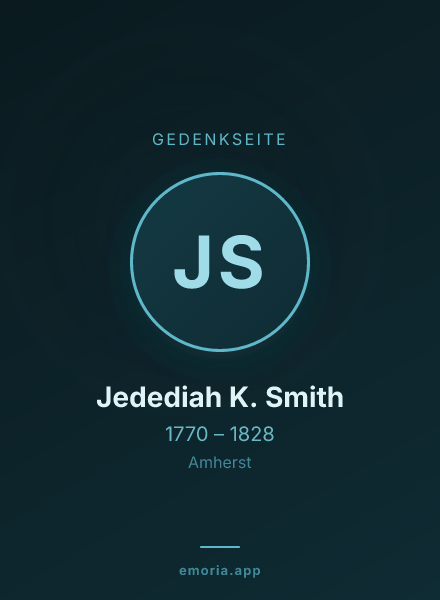 Gedenkportrait von Jedediah K. Smith