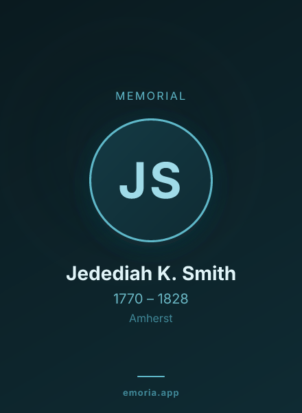 Memorial portrait of Jedediah K. Smith