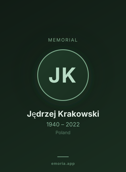 Memorial portrait of Jędrzej Krakowski