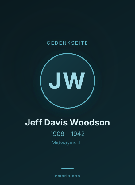 Gedenkportrait von Jeff Davis Woodson