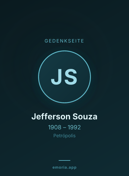 Gedenkportrait von Jefferson Souza