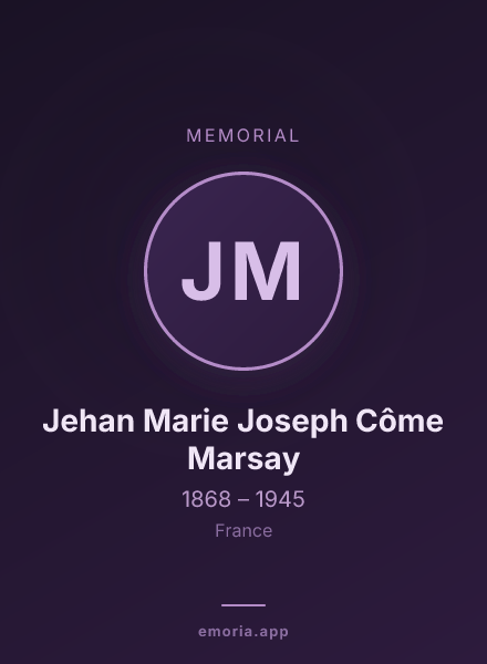 Memorial portrait of Jehan Marie Joseph Côme Marsay