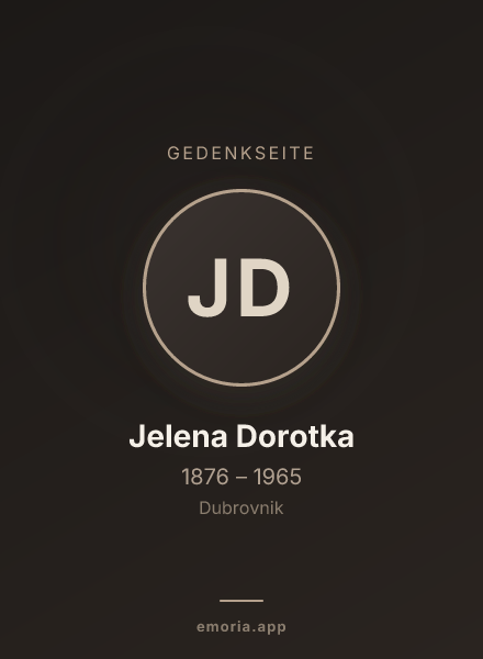 Gedenkportrait von Jelena Dorotka