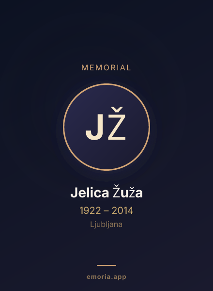 Memorial portrait of Jelica Žuža
