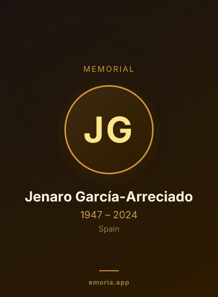 Memorial portrait of Jenaro García-Arreciado