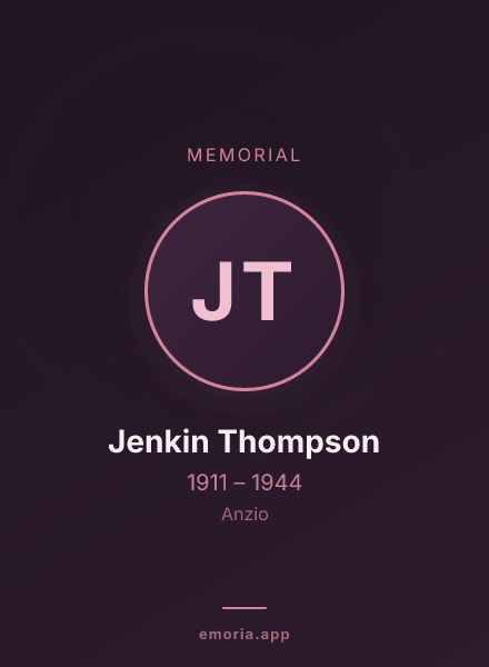 Memorial portrait of Jenkin Thompson