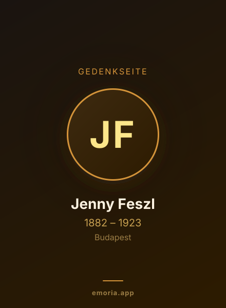 Gedenkportrait von Jenny Feszl