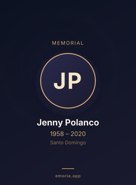 Memorial portrait of Jenny Polanco