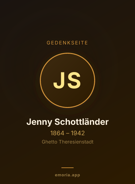 Gedenkportrait von Jenny Schottländer