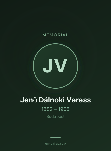 Memorial portrait of Jenő Dálnoki Veress