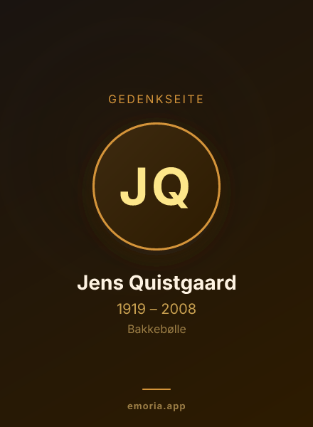 Gedenkportrait von Jens Quistgaard