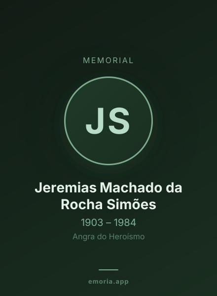 Memorial portrait of Jeremias Machado da Rocha Simões