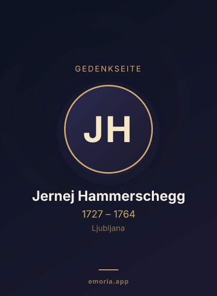 Gedenkportrait von Jernej Hammerschegg