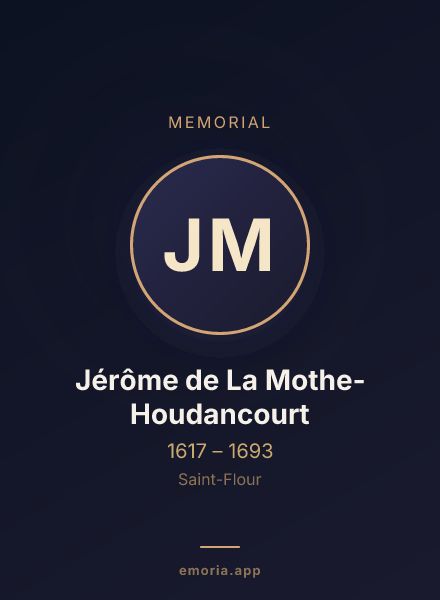 Memorial portrait of Jérôme de La Mothe-Houdancourt
