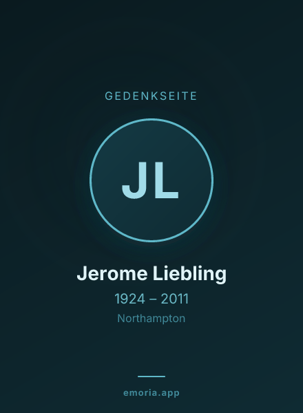 Gedenkportrait von Jerome Liebling