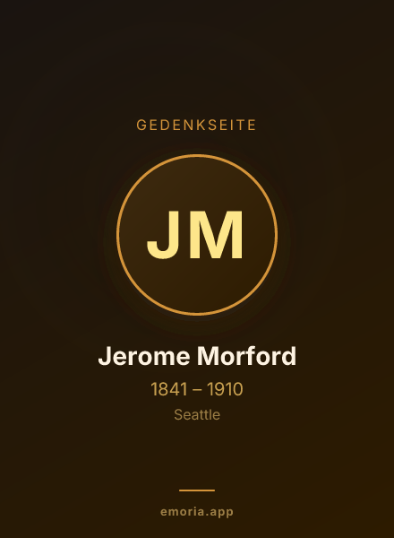 Gedenkportrait von Jerome Morford