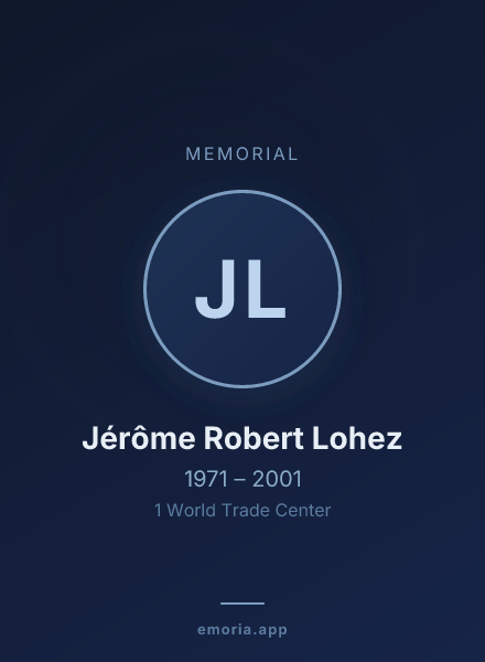 Memorial portrait of Jérôme Robert Lohez