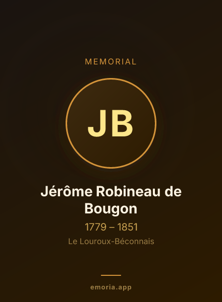 Memorial portrait of Jérôme Robineau de Bougon