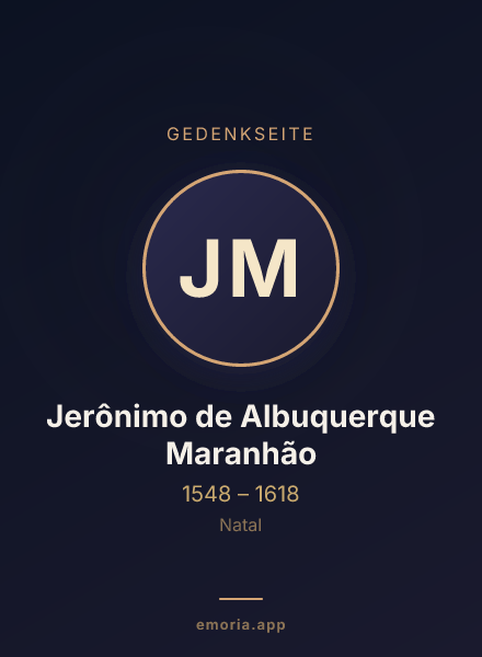 Gedenkportrait von Jerônimo de Albuquerque Maranhão