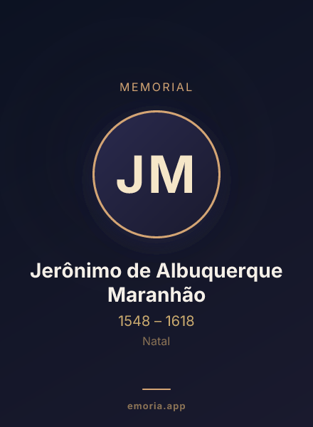 Memorial portrait of Jerônimo de Albuquerque Maranhão