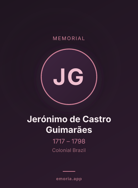 Memorial portrait of Jerónimo de Castro Guimarães