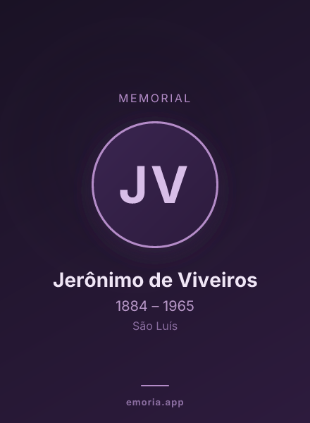Memorial portrait of Jerônimo de Viveiros