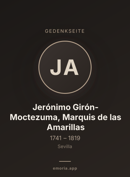 Gedenkportrait von Jerónimo Girón-Moctezuma, Marquis de las Amarillas