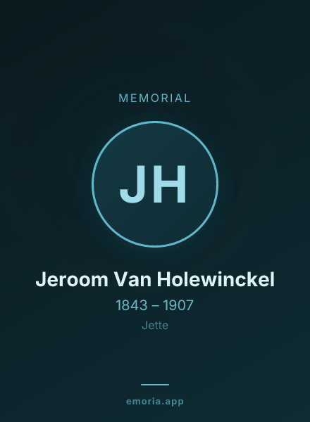 Memorial portrait of Jeroom Van Holewinckel
