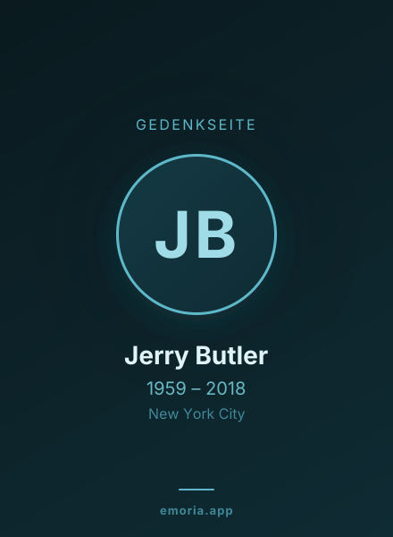 Gedenkportrait von Jerry Butler