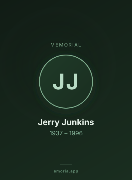 Memorial portrait of Jerry Junkins