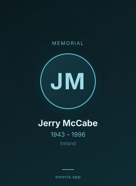 Memorial portrait of Jerry McCabe