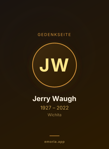 Gedenkportrait von Jerry Waugh