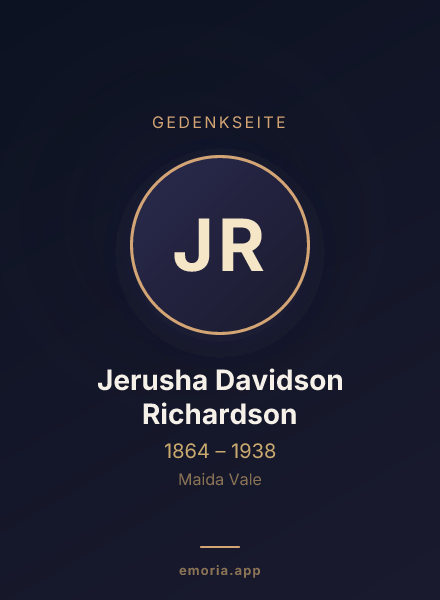 Gedenkportrait von Jerusha Davidson Richardson