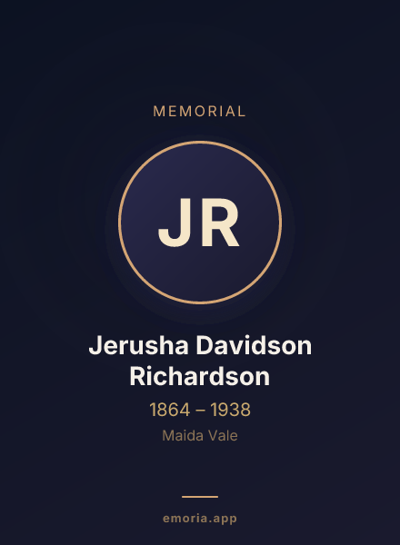 Memorial portrait of Jerusha Davidson Richardson